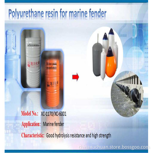 polyurethane resin for marine fender